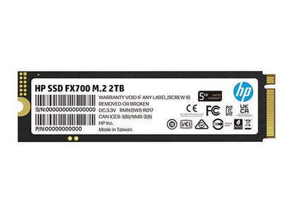 HP FX700 2TB PCIe Gen 4x4 M.2 NVMe 2.0 SSD [8U2N5AA#]