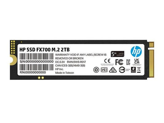HP FX700 2TB PCIe Gen 4x4 M.2 NVMe 2.0 SSD [8U2N5AA#]