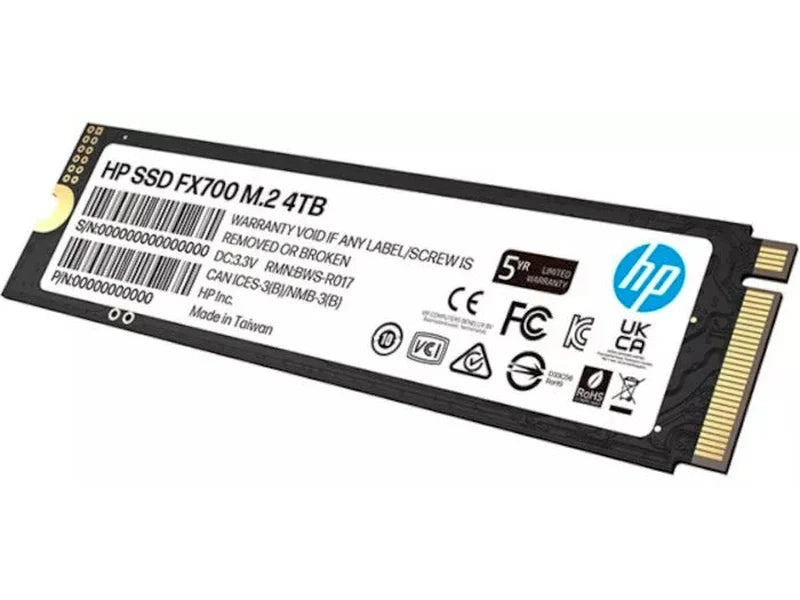 HP FX700 4TB PCIe Gen 4x4 M.2 NVMe 2.0 SSD [8U2N7AA#]