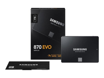 Samsung 870 EVO 1TB 2.5in SATA SSD (MZ-77E1T0BW)
