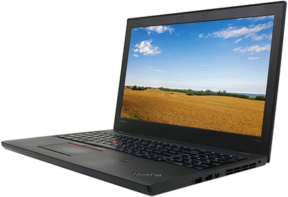 Lenovo ThinkPad T560 Enterprise Ultrabook | 15.6" FHD IPS (1080p) | Intel Core i5-6300U (6th Gen), 16GB RAM, 256GB SSD, Windows 10 Pro x64, Intel HD Graphics 620, HDMI, Bluetooth, Black | Grade A (Certified Refurbished) - 1 Year Warranty