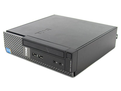 Dell OptiPlex 9020 (USFF) / Intel Quad-Core i5 4590S @ 3.70 GHz / 8GB DDR3 / 128GB SSD / HDMI / DVD-RW / USB WIFI / DisplayPort / VGA / Windows 10 Professional 64 Bit / 1 Year Warranty / Ultra Small Form Factor Desktop PC