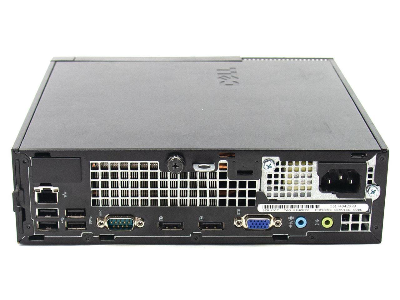 Dell OptiPlex 9020 (USFF) / Intel Quad-Core i5 4590S @ 3.70 GHz / 8GB DDR3 / 128GB SSD / HDMI / DVD-RW / USB WIFI / DisplayPort / VGA / Windows 10 Professional 64 Bit / 1 Year Warranty / Ultra Small Form Factor Desktop PC