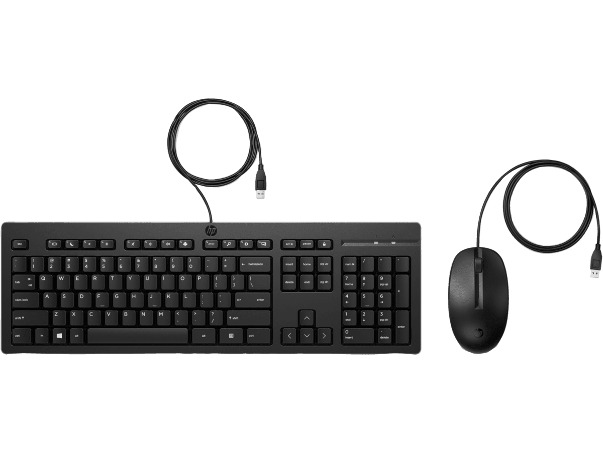 HP 225 G2 Wired Mouse and Keyboard Combo-EURO (AX2Y7AA)