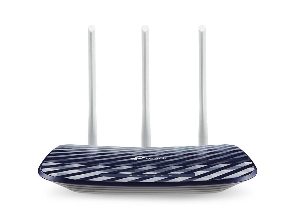 TP-Link AC750 Wireless Dual Band Router (Archer C20) , 2.4GHz 300Mbps + 5GHz 433Mbps, 3 External Antennas (Archer C20) Black | AC750 Wireless Dual Band Router (ARCHER C20)