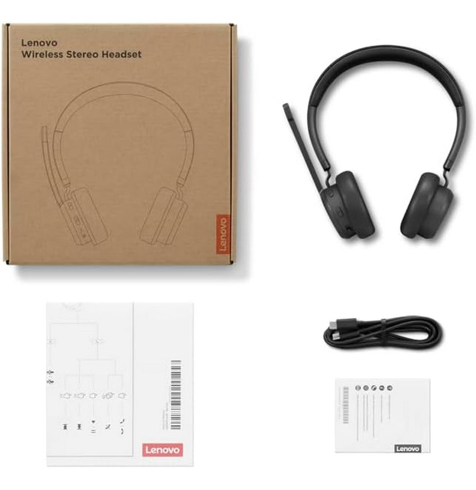 Casque stéréo sans fil Lenovo ANC (MS Teams) | 4XD1Q30302