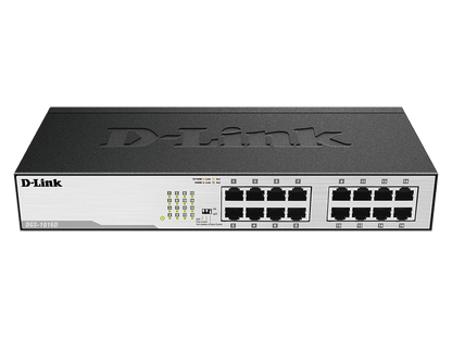 D-Link DGS-1016D 16-Port Gigabit Unmanaged Switch (Metal Housing)