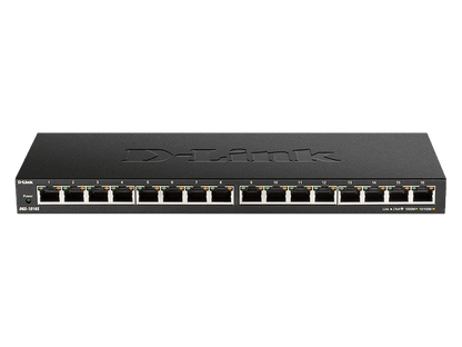 D-Link DGS-1016S 16-Port Low Profile Gigabit Unmanaged Switch