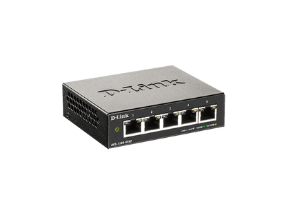 D-Link DGS-1100-05V2 5-Port Gigabit Smart Managed Switch