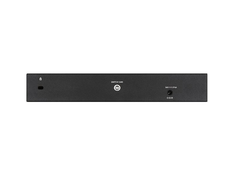 D-Link DGS-1210-10P 10-Port PoE 65W Gigabit Managed Switch with 8xRJ45 PoE/PoE+ and 2x1G SFP