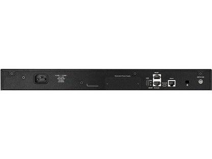 D-Link DGS-3630-52PC 52-Port PoE 740W Stackable Managed Switch 48xBASE-T PoE+ and 4x10G SFP+/Uplink Ports