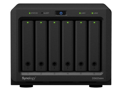 Synology DiskStation DS620slim 6-Bay Celeron NAS Diskless