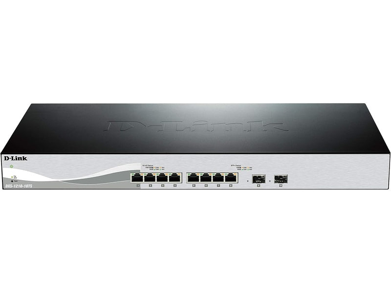D-Link DXS-1210-10TS 10-Port Gigabit Smart Managed Switch w/ 2x10G SFP+