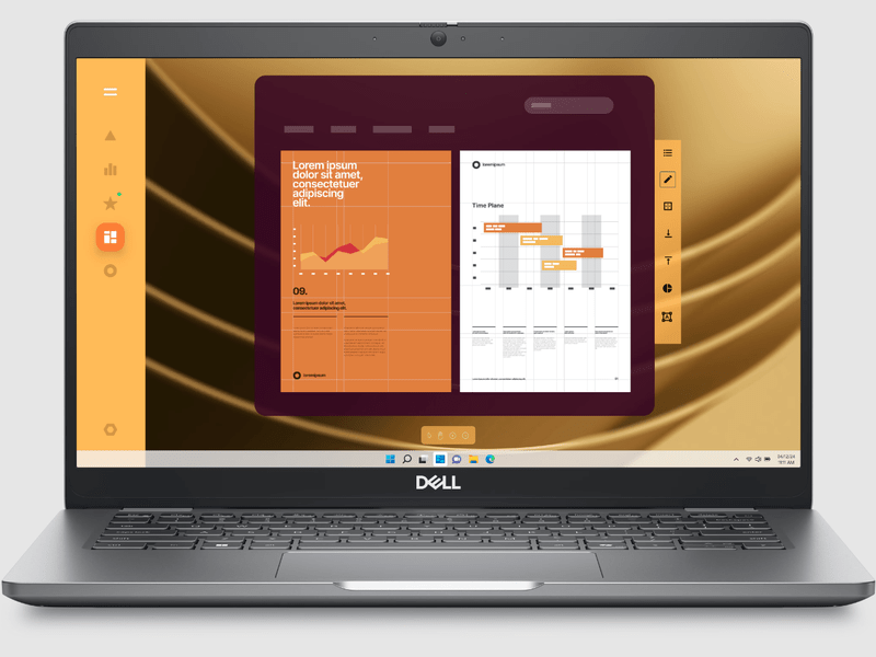 PC Portable Dell Latitude 5350 – Core Ultra 7 vPro, 16 Go RAM, SSD 256 Go, 13,3 pouces
