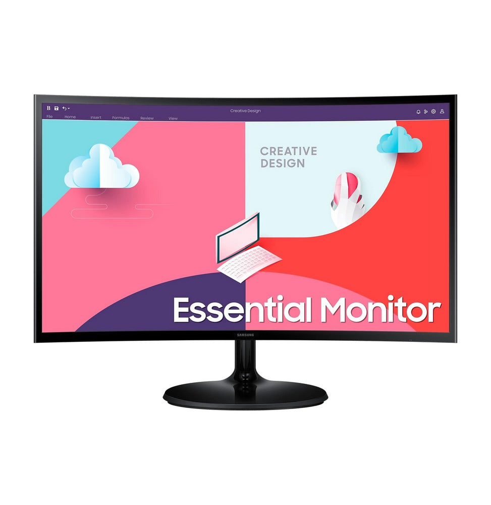 Écran 24" Samsung Essential Curved S3 (LS24C360EAMXZN)