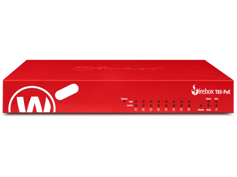WatchGuard FireBox T85-PoE With 1-YR Total Security Suite (AU)