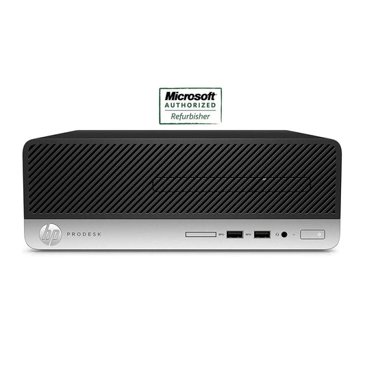 HP ProDesk 400 G4 (SFF) High Performance Desktop PC - Intel Core i5-7500 Up to 3.80Ghz (7th Gen) Quad Core - 16GB RAM, 512GB SSD - DisplayPort, VGA, USB 3.0, Wi-Fi, Bluetooth, GigE, Keyboard & Mouse | Windows 10 Pro, Certified Refurbished, 1 Year Warranty