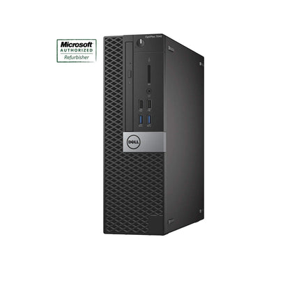 Dell OptiPlex 7040 (SFF) Desktop | Intel i5-6500 (6th Gen) Quad-Core @ 3.20 GHz, 8GB RAM, 256GB NVMe M.2 SSD, USB 3.0 & HDMI, DisplayPort, Wi-Fi, Bluetooth, Keyboard & Mouse, RJ-45 (LAN Port), Windows 10 Pro | Certified Refurbished - 1 Year Warranty