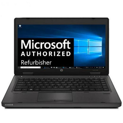 HP ProBook 6460b 14" HD (720p) Notebook PC - Intel Core i5-2410M @ 2.90 GHz (2nd Gen), 16GB RAM, 512GB SSD, Integrated Graphics, DVD-RW, VGA, DisplayPort (DP), Ethernet, Windows 10 Pro x64 (Certified Refurbished Grade A) - 1 Year Warranty