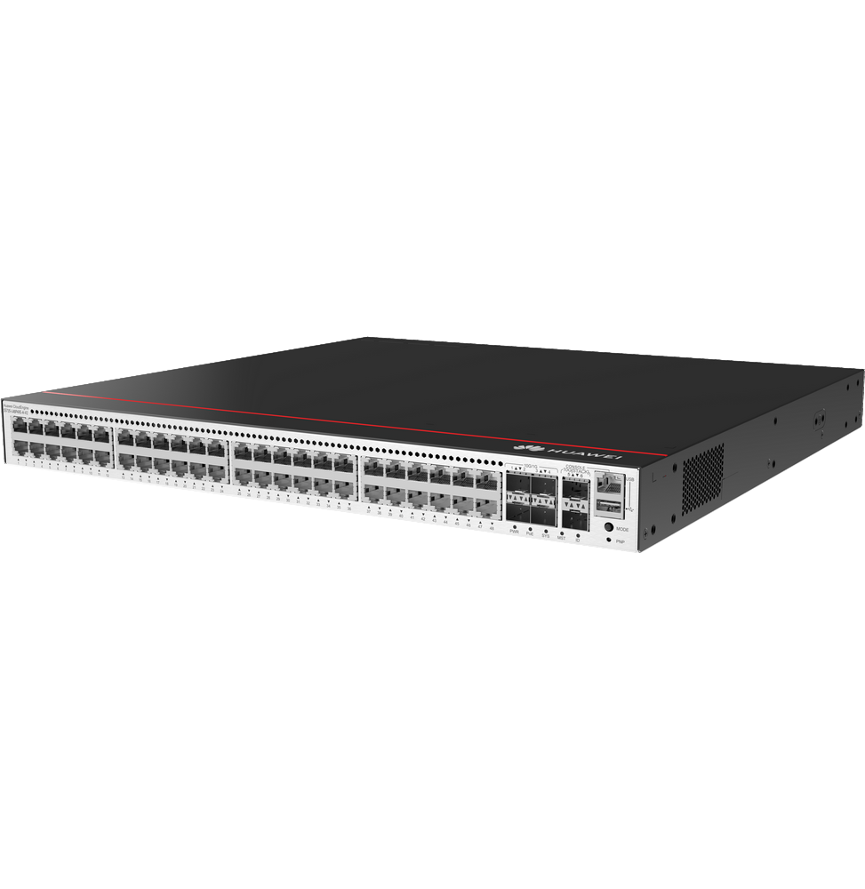 Huawei Switch S5735-L48P4XE-A-V2 (48*GE ports. 4*10GE SFP+ ports. 2*12GE stack ports. PoE+. 1*AC power)