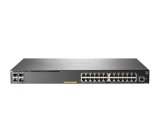 HPE JL255A Aruba 2930F 24-Port 370W PoE+ Gigabit Switch w/ 4-Port 10G/1G SFP+