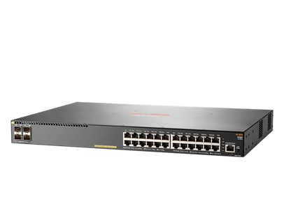 HPE JL255A Aruba 2930F 24-Port 370W PoE+ Gigabit Switch w/ 4-Port 10G/1G SFP+