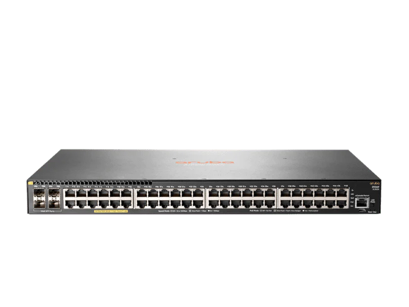 HPE JL262A Aruba 2930F 48-Port PoE+ 370W Manageable Gigabit Switch with 4x1G SFP