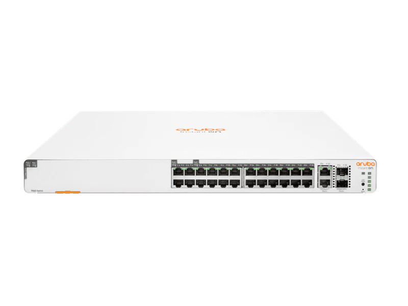 HPE JL807A Aruba Instant On 1960 24-Port PoE 370W Manageable Gigabit Switch w/ 2x10G SFP+