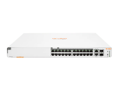 HPE JL807A Aruba Instant On 1960 24-Port PoE 370W Manageable Gigabit Switch w/ 2x10G SFP+