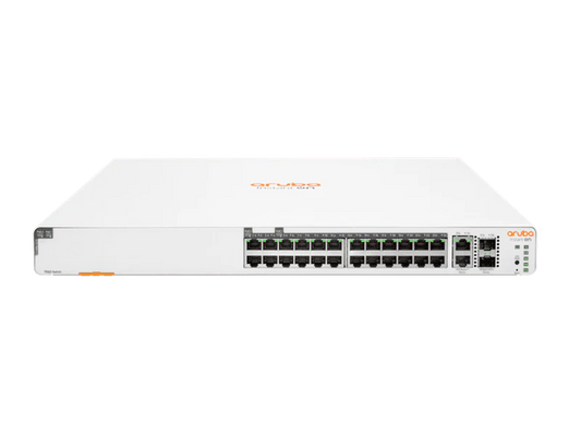 HPE JL807A Aruba Instant On 1960 24-Port PoE 370W Manageable Gigabit Switch w/ 2x10G SFP+