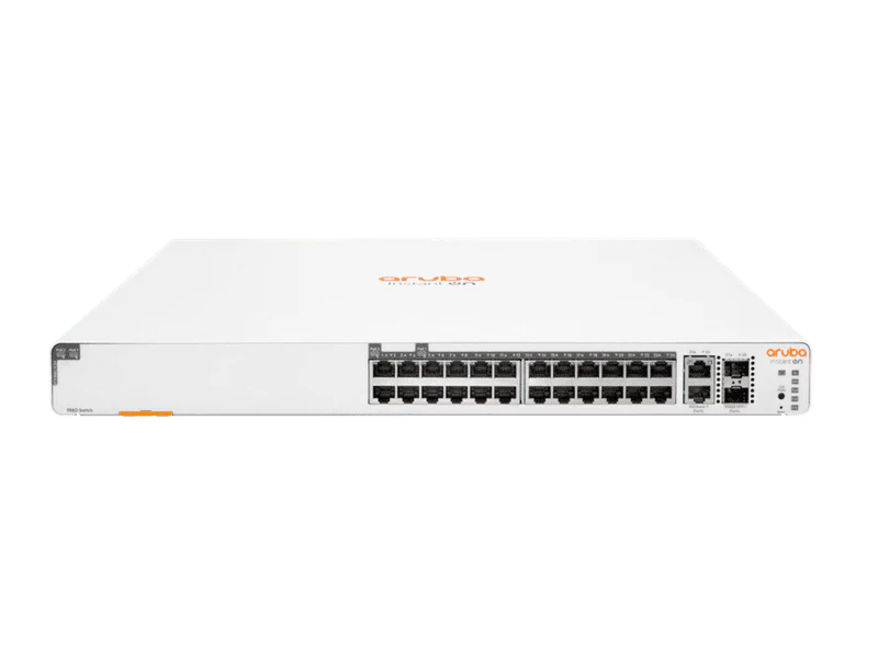 HPE JL807A Aruba Instant On 1960 24-Port PoE 370W Manageable Gigabit Switch w/ 2x10G SFP+