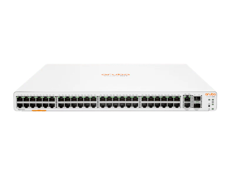 HPE JL808A Aruba Instant On 1960 48-Port Non-PoE Manageable Gigabit Switch w/ 2X10G SFP+