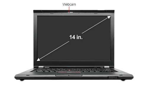Lenovo ThinkPad T430s 14.1" Ultraslim Laptop - Intel Core i5 @ 2.6Ghz , 8GB RAM, 128GB SSD, Windows 7 Pro x64 | Grade A (Certified Refurbished) | Webcam, USB 3.0 + DisplayPort | 90 Days Warranty