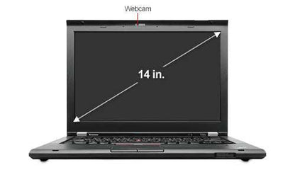 Lenovo ThinkPad T430s 14.1" Ultraslim Laptop - Intel Core i5 @ 2.6Ghz , 8GB RAM, 128GB SSD, Windows 7 Pro x64 | Grade A (Certified Refurbished) | Webcam, USB 3.0 + DisplayPort | 90 Days Warranty