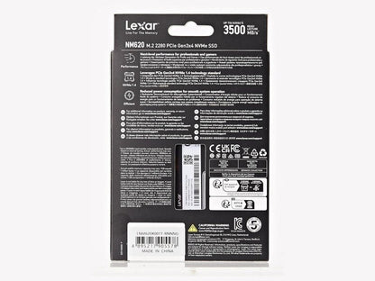 Lexar NM620 1TB PCIe 3.0 NVMe M.2 2280 SSD