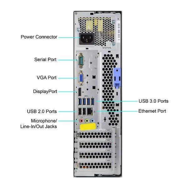 Lenovo ThinkCentre M93P (SFF) & Lenovo ThinkVision 22" (FHD) Monitor - COMBO - Intel Core i5-4570 Quad Core @ 3.6GHz (4th Gen) / 16GB RAM / 256GB SSD / Wi-Fi, Key & Mouse, USB 3.0, VGA, DisplayPort, 1Gb Eth, Win 10 Pro - 1 Year Warranty