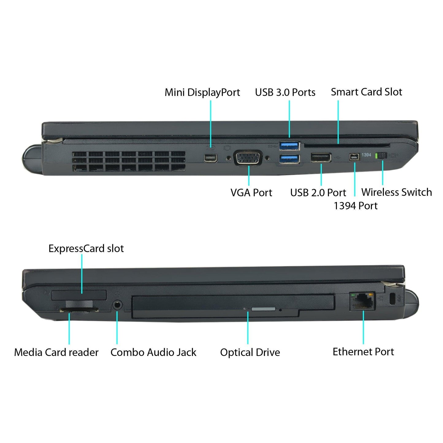 Lenovo ThinkPad W530 15.6" Quad Core Workstation - LED 1920 x 1080p (FHD) - Intel Quad Core i7-3720QM 2.60GHz up to 3.60GHz Nvidia Quadro 32GB RAM 512GB SSD Windows 10 Pro - Certified Refurbished - 1 Year Warranty