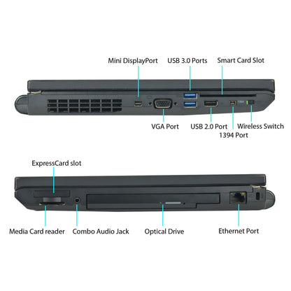Lenovo ThinkPad W530 15.6" Quad Core Workstation - LED 1920 x 1080p (FHD) - Intel Quad Core i7-3720QM 2.60GHz up to 3.60GHz Nvidia Quadro 32GB RAM 512GB SSD Windows 10 Pro - Certified Refurbished - 1 Year Warranty