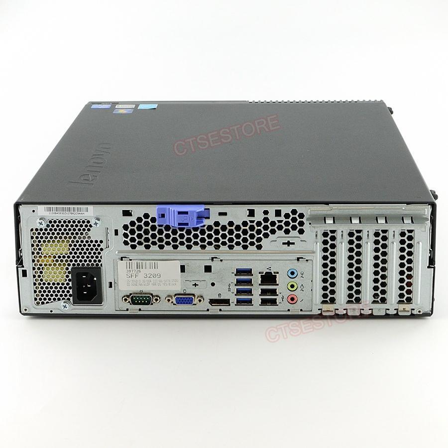 Lenovo ThinkCentre M92P Desktop PC - (SFF) Small Form Factor | Intel Core i5-3470 @ 3.20GHz (Quad-Core), 8GB RAM, 128GB SSD | USB Wi-Fi, Keyboard & Mouse, USB 3.0 , VGA, DisplayPort, Gigabit Ethernet | Windows 10 Pro x64 - 1 Year Warranty