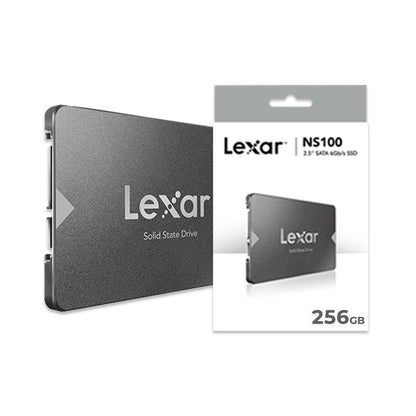 Lexar NS100 2.5” SATA III (6GB/S) 256GB Solid-State Drive Internal Laptop PC Hard Drive, SATA III 2.5" Internal SSD  , New