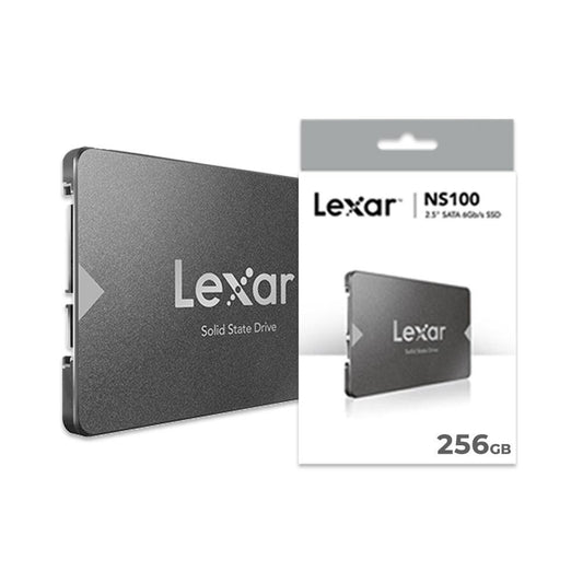 Lexar NS100 2.5” SATA III (6GB/S) 256GB Solid-State Drive Internal Laptop PC Hard Drive, SATA III 2.5" Internal SSD  , New