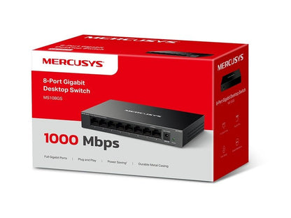Mercusys MS108GS 8-Port Gigabit Desktop Switch
