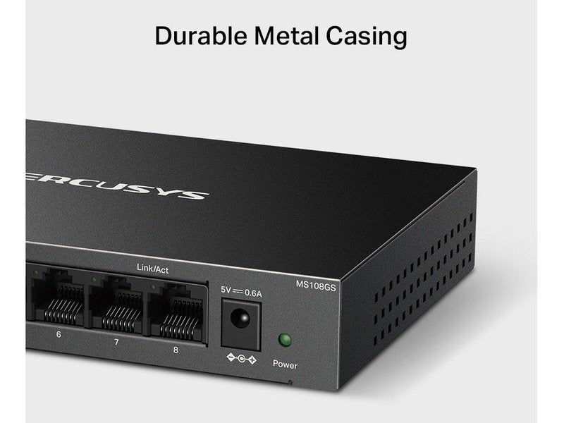 Mercusys MS108GS 8-Port Gigabit Desktop Switch