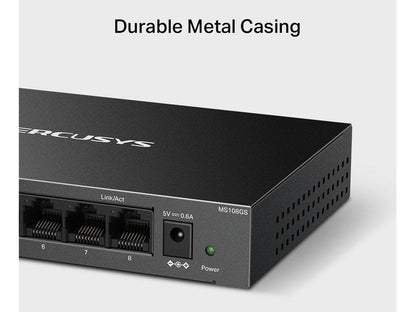 Mercusys MS108GS 8-Port Gigabit Desktop Switch