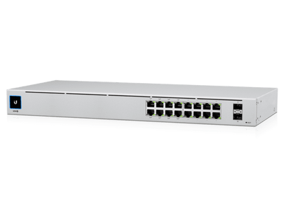 Ubiquiti UniFi USW-16-POE 16-Port Gigabit Managed Switch w/ 8-Port PoE+ 42W