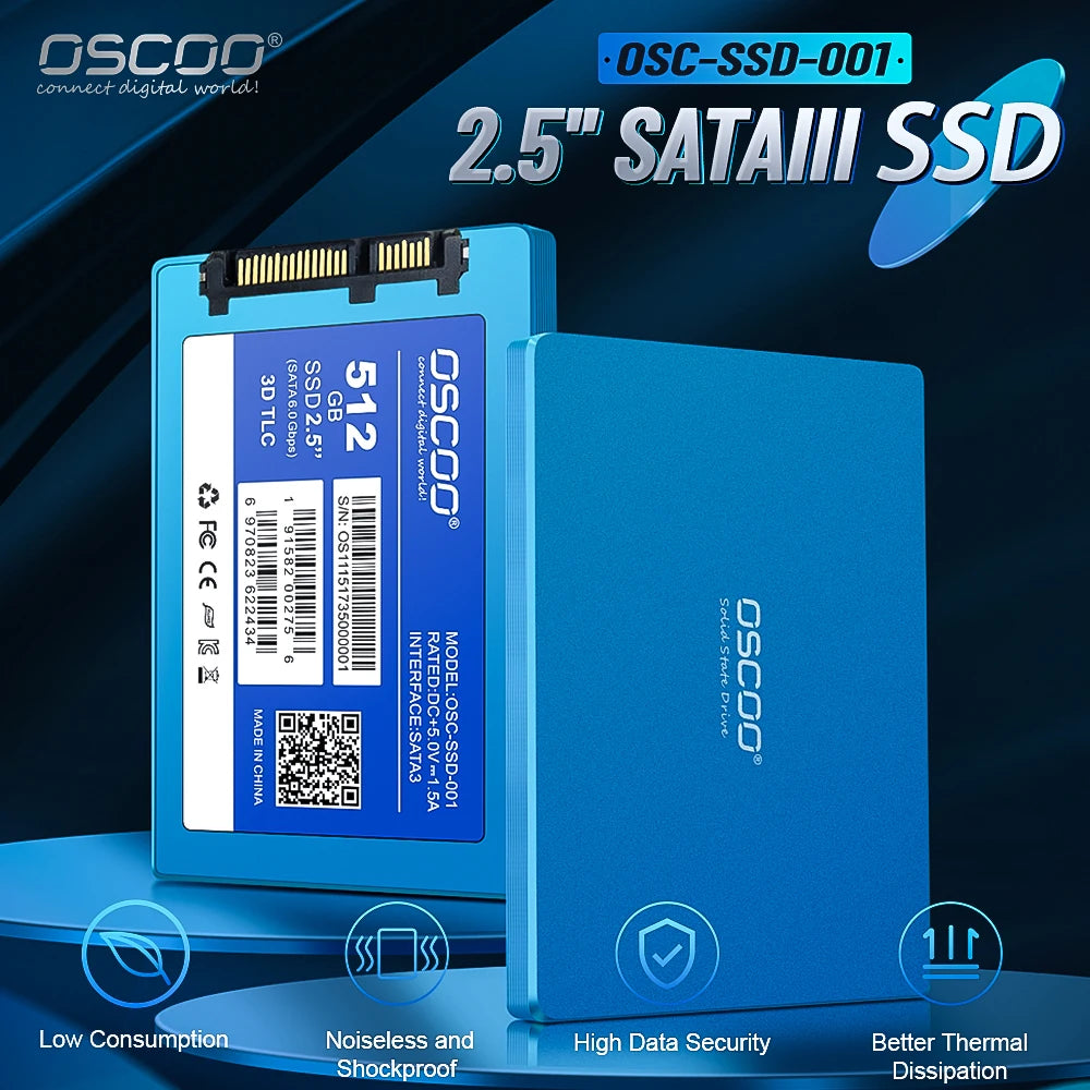 OSCOO DISQUE SSD SATA 2.5 BLUE 1 TO Maroc – ADYASTORE