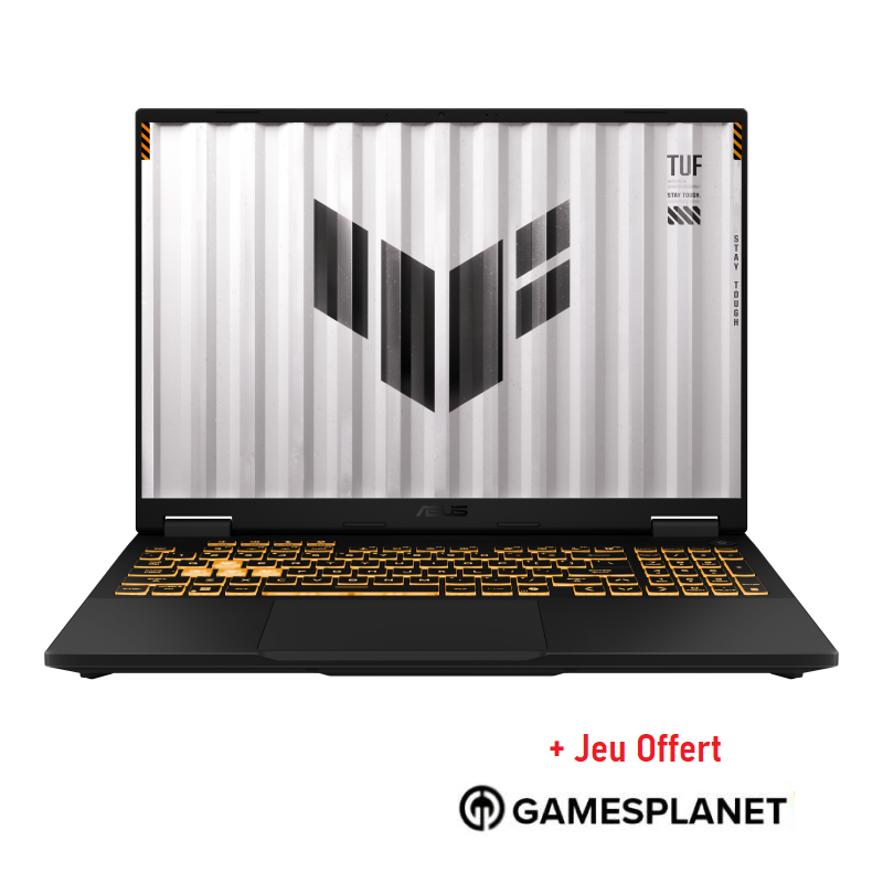 ASUS TUF608JPR 16'' WUXGA i7-14650HX 16Go 1To SSD GC GN22-X6 5070 8GB GDDR7 W11H JAEGER GRAY 24M (90NR0NG1-M00440)