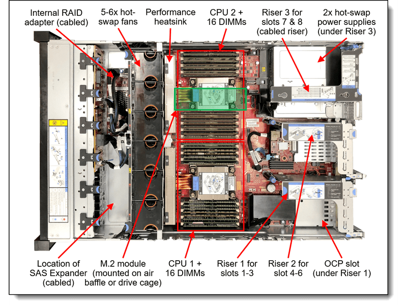 Lenovo SR650 V2 Rack Server Xeon Silver 4310 16GB 8-bay 3.5" 930-8i 750W 3YR