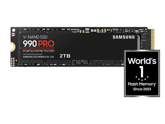 Samsung 990 Pro 2TB M.2 NVMe PCIe 4.0 SSD [MZ-V9P2T0BW]
