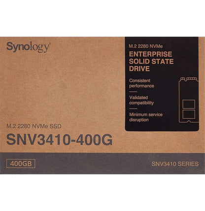 Disque Dur Synology SNV3410 400GB SSD NVMe M.2 2280 36M (SNV3410-400G)